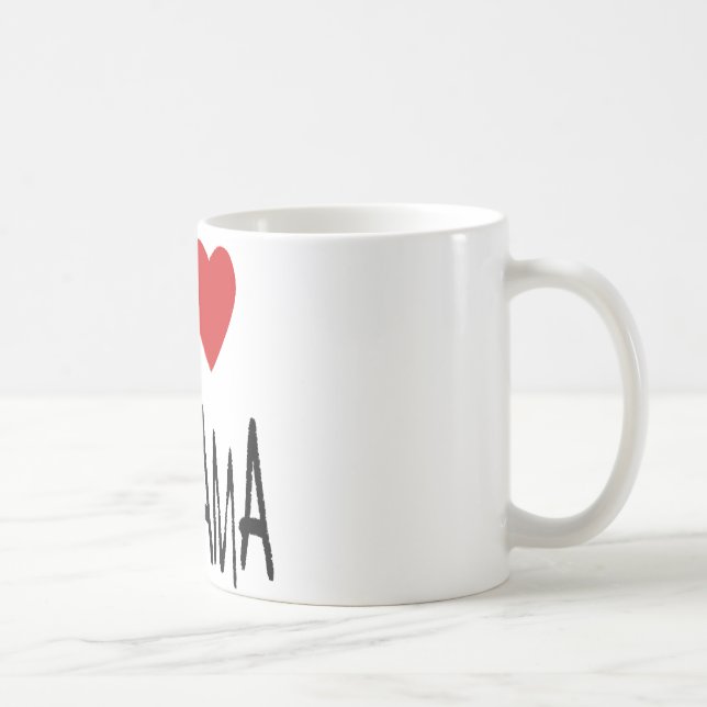 Liebe I Obama-Tasse Tasse (Rechts)