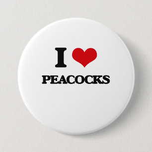 Liebe I Pfaus Button