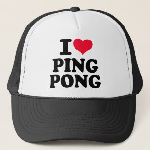 Liebe I Ping Pong Truckerkappe