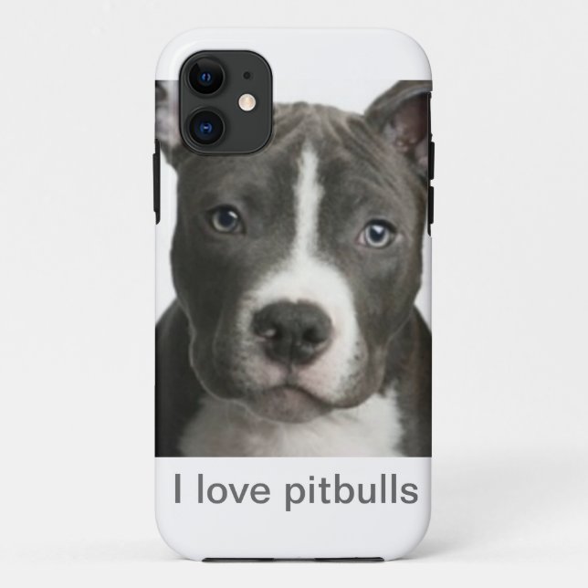 Liebe I pitbulls Case-Mate iPhone Hülle (Rückseite)