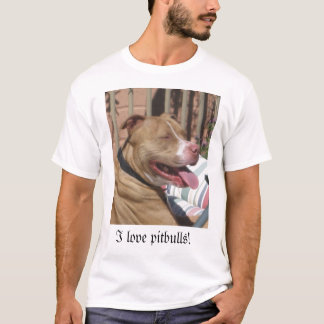 Liebe I pitbulls! T-Shirt