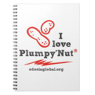 Liebe I Plumpy'Nut Notizbuch Notizblock