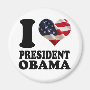 Liebe I Präsident Obama Magnet