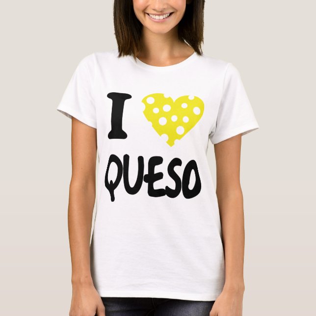 Liebe I queso Ikone T-Shirt (Vorderseite)