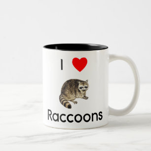 Liebe I Raccoons Tasse