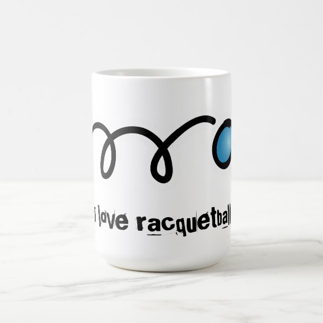 Liebe I Racquetball coffe Tasse (Mittel)