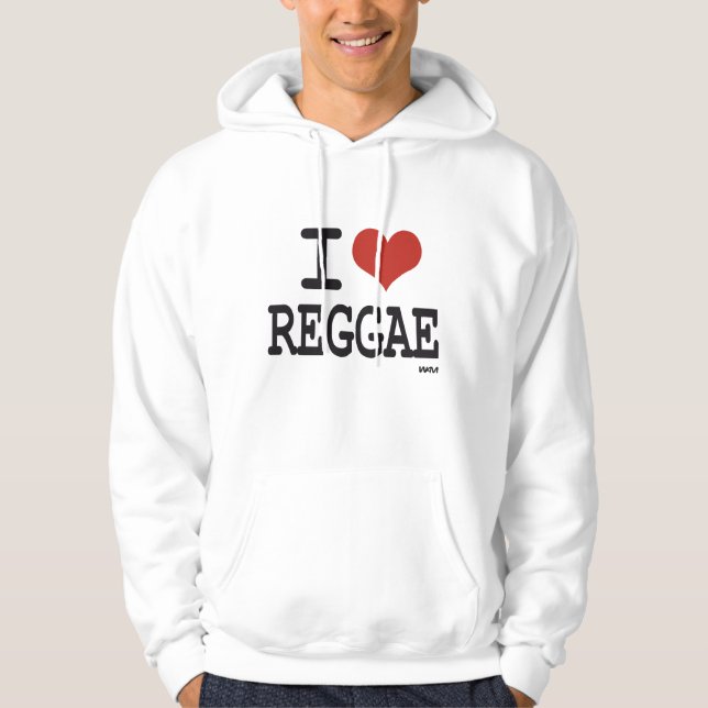 Liebe I Reggae Hoodie (Vorderseite)