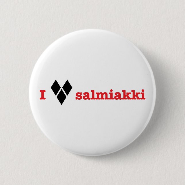 Liebe I salmiakki Button (Vorderseite)