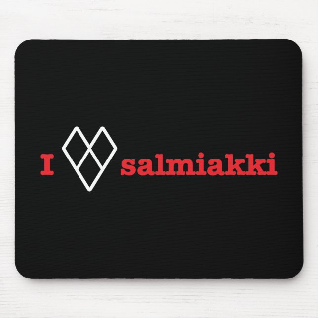 Liebe I salmiakki Mousepad (Vorne)