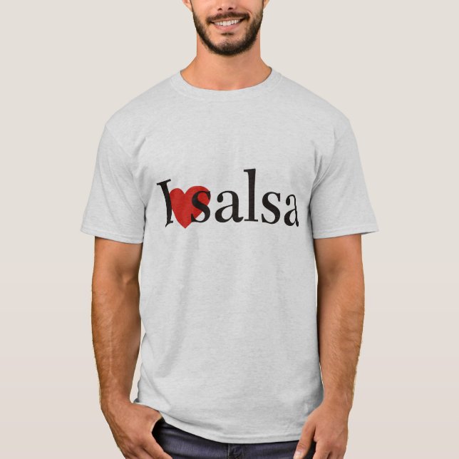 Liebe I Salsa T-Shirt (Vorderseite)