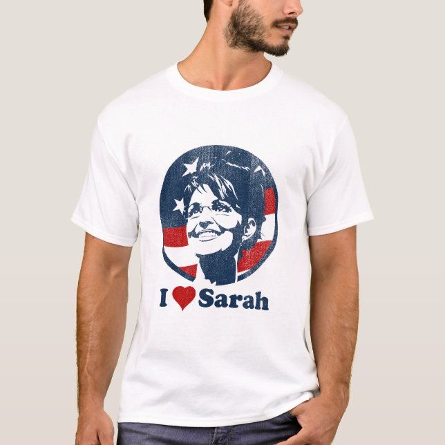 Liebe I Sarah-Frauen zerstört T-Shirt (Vorderseite)