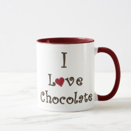 Liebe I Schokolade Tasse