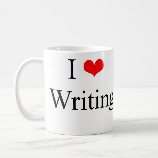 Liebe I Schreiben Tasse (Links)