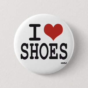Liebe I Schuhe Button