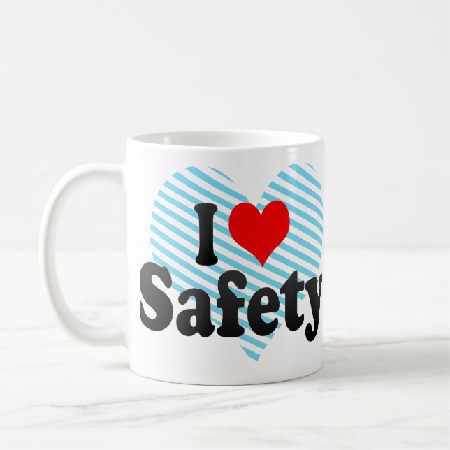 Liebe I Sicherheit Tasse (Links)