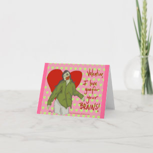 Liebe I Sie für Ihre GEHIRNE Feiertagskarte