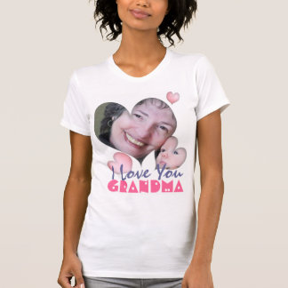 Liebe I Sie Großmutter-Foto-T - Shirt