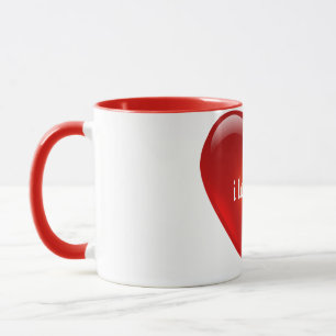 Liebe I Sie Herz-Tasse Tasse