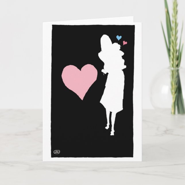 Liebe I Sie, Mama Karte (Vorderseite)