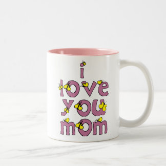 Liebe I Sie Mamma-Tasse Zweifarbige Tasse