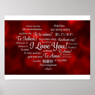 Liebe I Sie Plakat