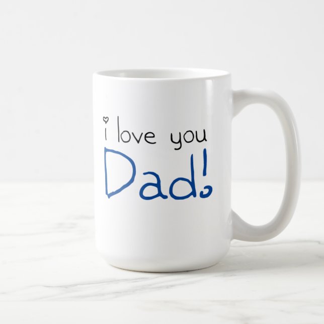 Liebe I Sie Vater!! Tasse (Rechts)