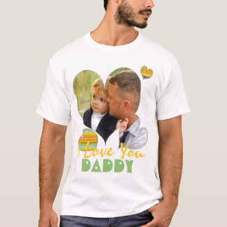 Liebe I Sie Vati-Foto-T - Shirts