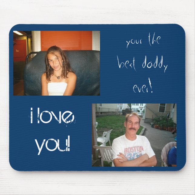 Liebe I Sie Vati Mousepad (Vorne)