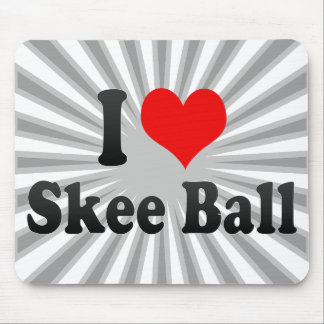 Liebe I Skee Ball Mousepad