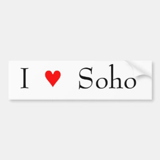 Liebe I soho Autoaufkleber