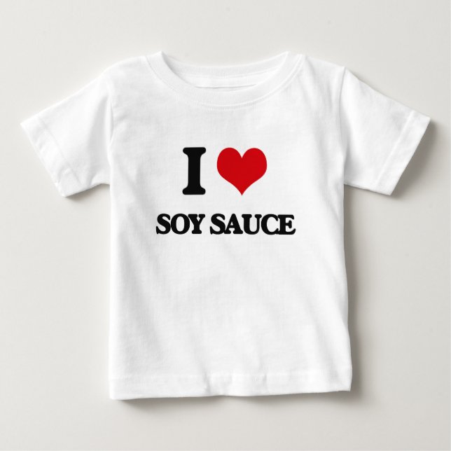Liebe I Sojasoße Baby T-shirt (Vorderseite)