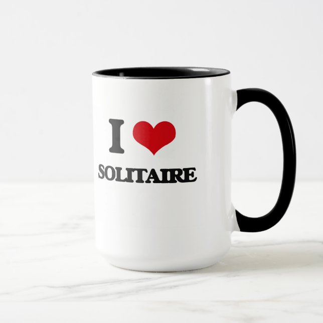 Liebe I Solitaire Tasse (Rechts)