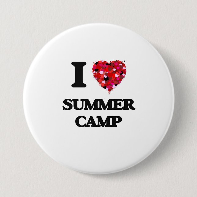 Liebe I Sommer-Lager Button (Vorderseite)