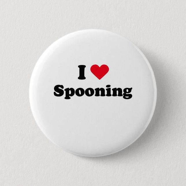 Liebe I spooning Button (Vorderseite)