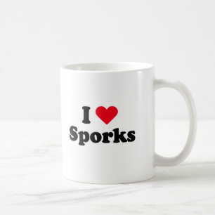 Liebe I sporks Tasse