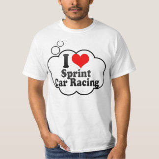 Liebe I Sprint-Auto-Laufen T-Shirt