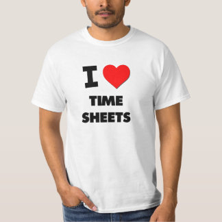 Liebe I Stundenzettel T-Shirt