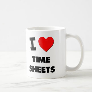 Liebe I Stundenzettel Tasse