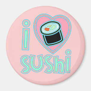 Liebe I Sushi Magnet