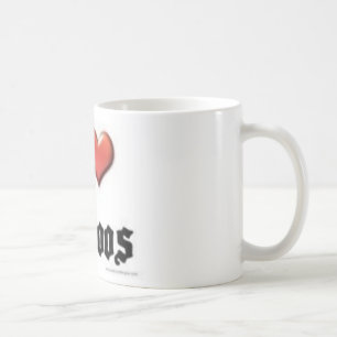 Liebe I tätowiert klassische Tasse