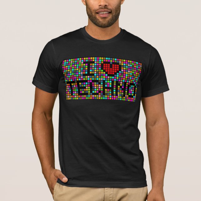 Liebe I techno T-Shirt (Vorderseite)