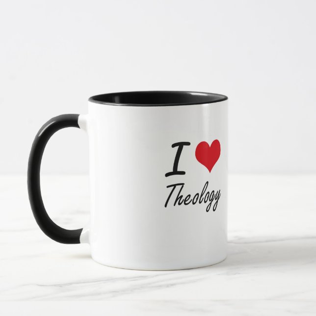 Liebe I Theologie Tasse (Links)