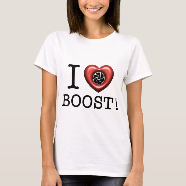 Liebe I Turbo-Auftrieb T-Shirt (Vorderseite)