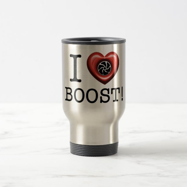 Liebe I Turbo-Auftriebs-Tasse Reisebecher (Mittel)