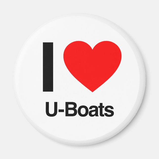 Liebe I Uboote Magnet (Vorne)
