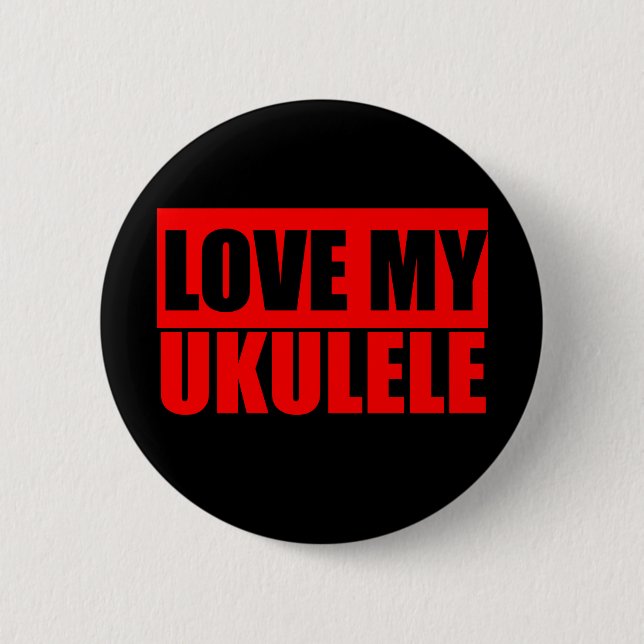 Liebe I Ukulele Button (Vorderseite)