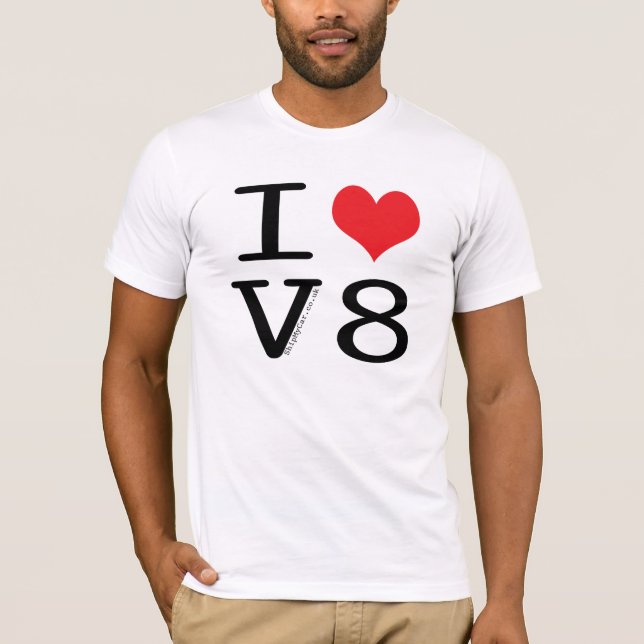 Liebe I V8-T - Shirt (Vorderseite)