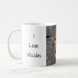 Liebe I Vizslas Klassiker-Tasse Kaffeetasse