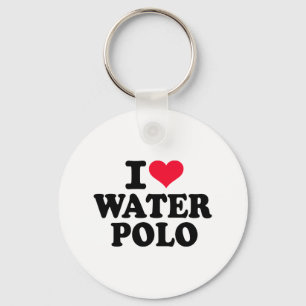 Liebe I Wasser-Polo Schlüsselanhänger