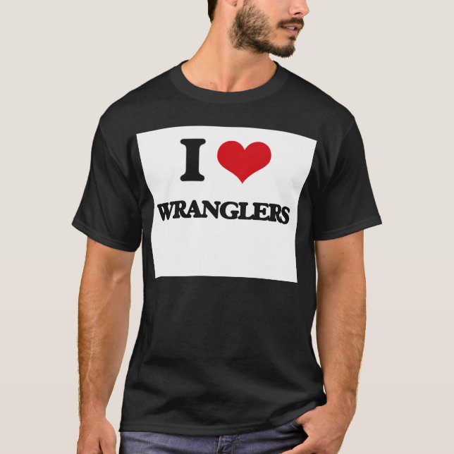 Liebe I Wranglers T-Shirt (Vorderseite)